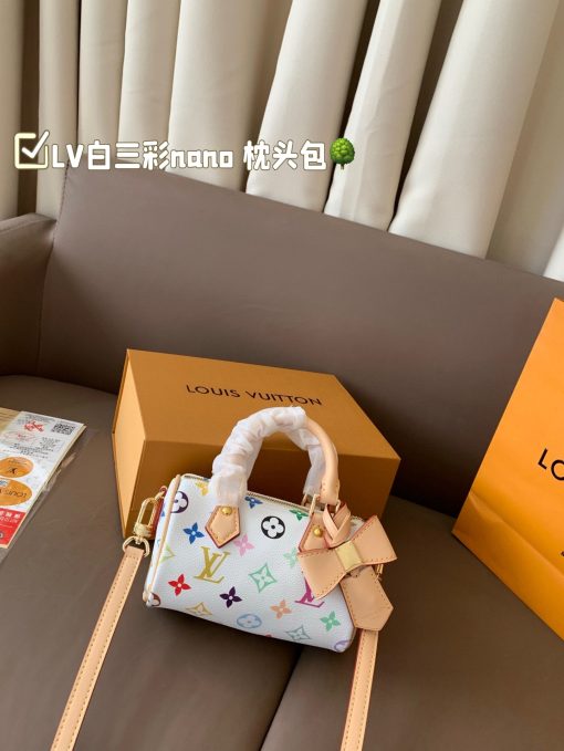 LV white tri-color nano pillow bag - Image 2