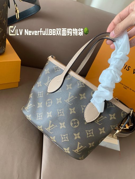 LV shopping bag Neverfull BB "Upside Down - Image 6