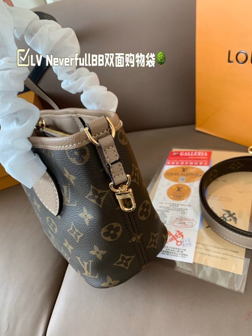 LV shopping bag Neverfull BB "Upside Down - Image 7