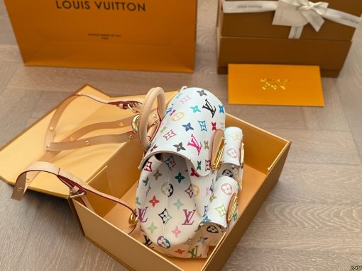 LV Tri-color Golden Shield backpack - Image 3