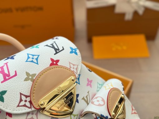 LV Tri-color Golden Shield backpack - Image 4