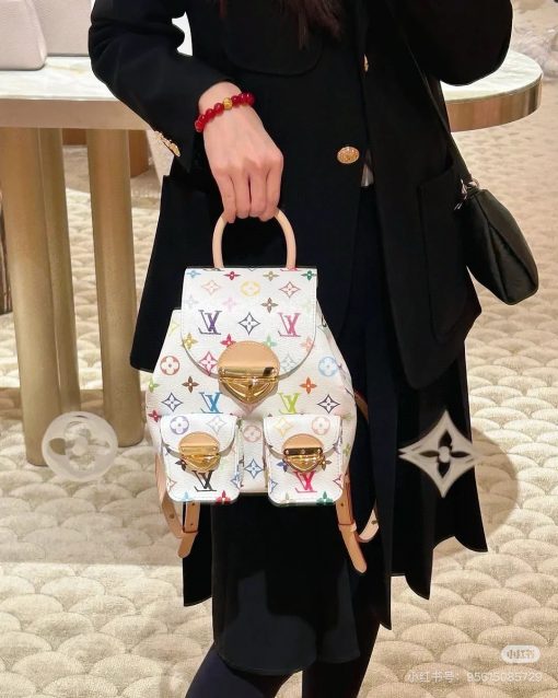 LV Tri-color Golden Shield backpack - Image 5