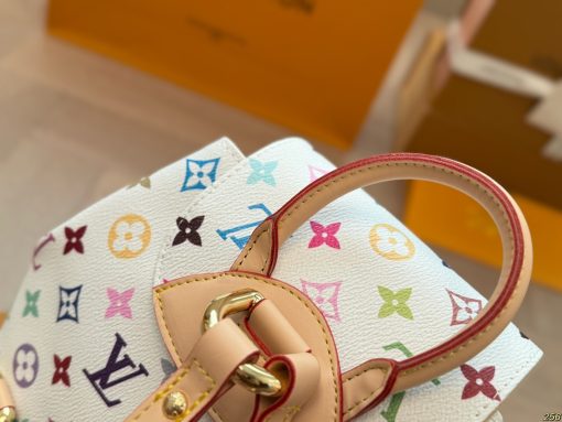 LV Tri-color Golden Shield backpack - Image 9
