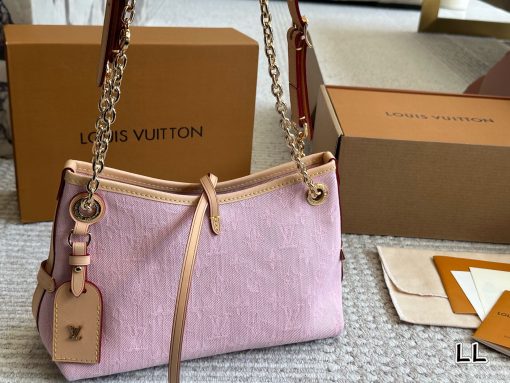 lv24 Limited Edition Denim carrya - Image 8
