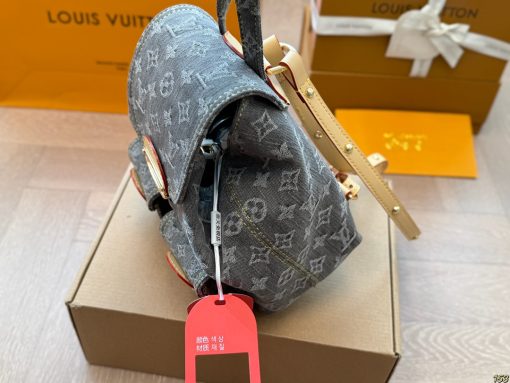 LV denim backpack - Image 3