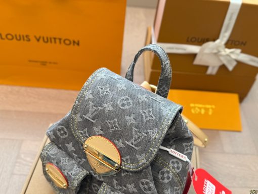 LV denim backpack - Image 5