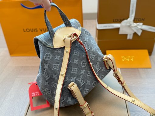 LV denim backpack - Image 8
