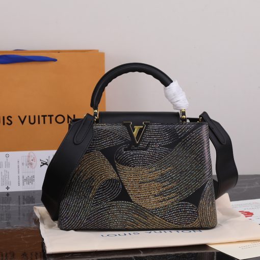 LV black diamond graffiti