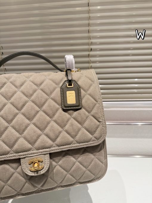 chanel vintage denim backpack - Image 4