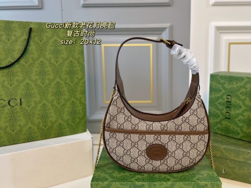 Gucci Monogram Moon bag