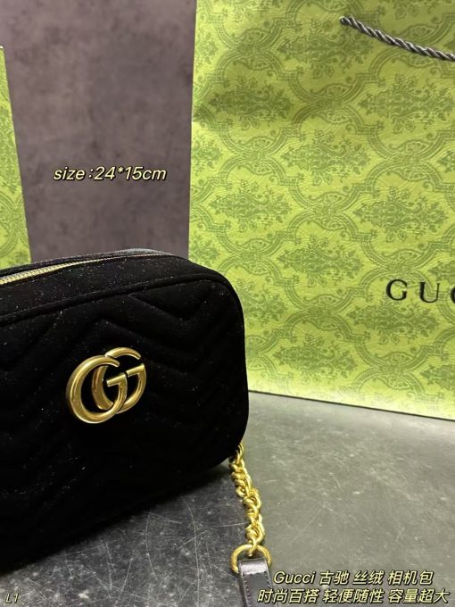 Gucci Marmont velvet camera bag - Image 5