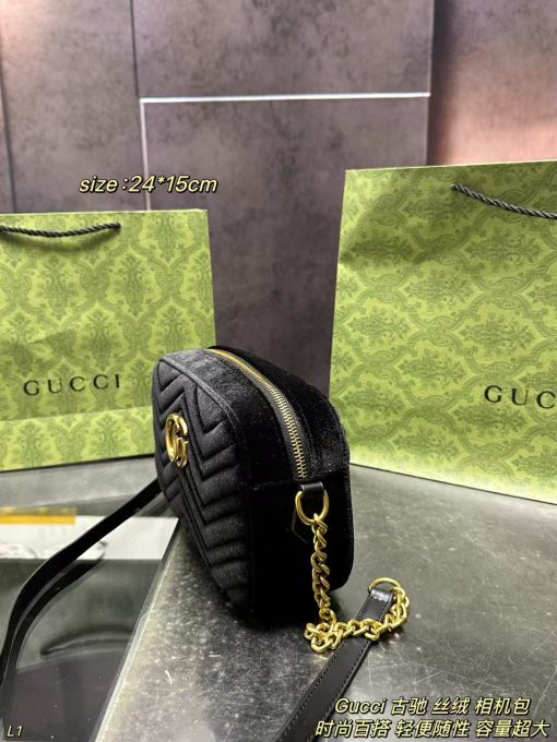 Gucci Marmont velvet camera bag - Image 8