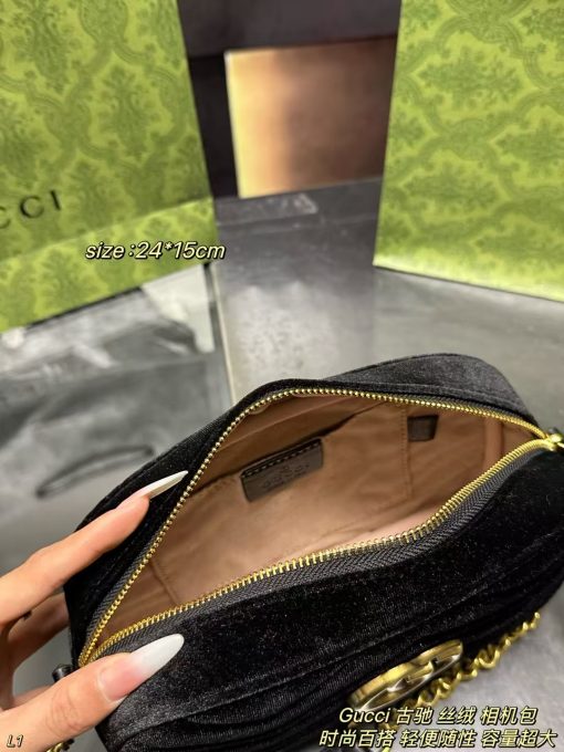 Gucci Marmont velvet camera bag - Image 10