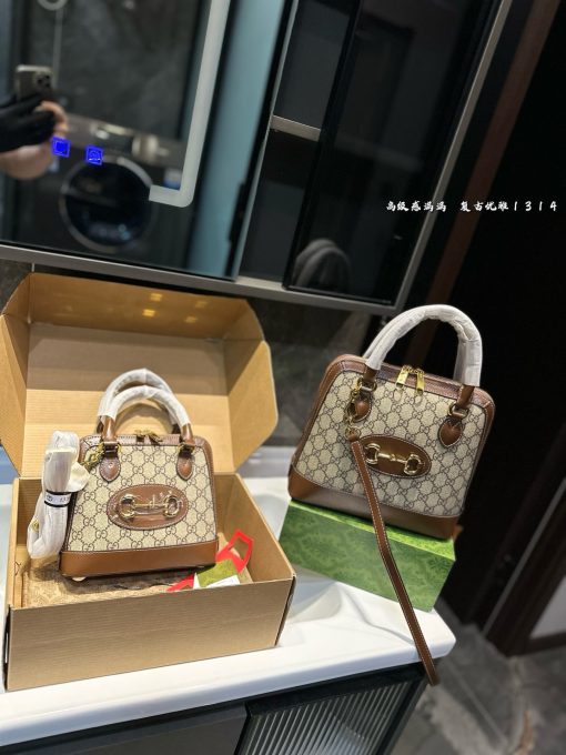 GUCCI 1955 shell bag