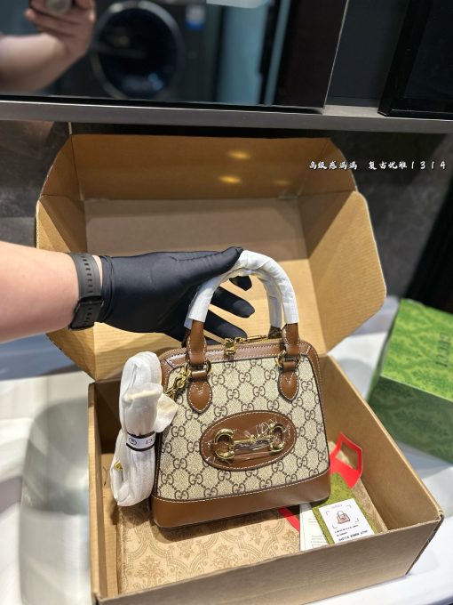 GUCCI 1955 shell bag - Image 3