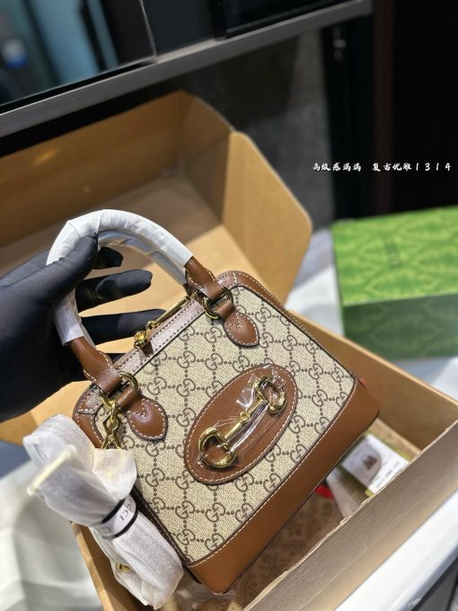 GUCCI 1955 shell bag - Image 4