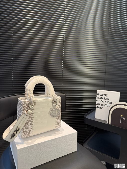 DIOR diamond-encrusted shoulder bag