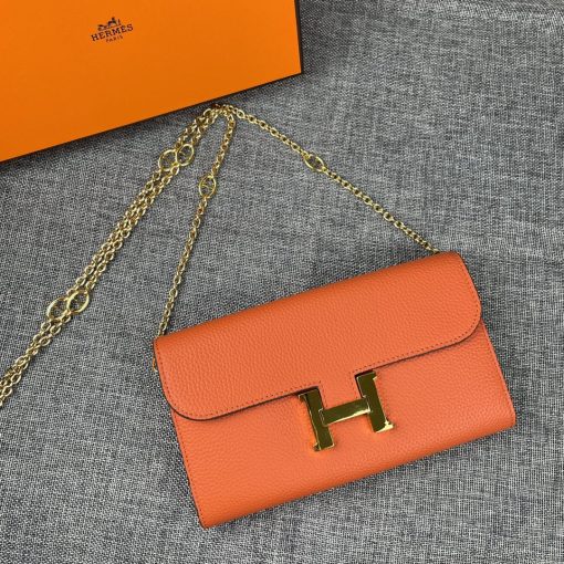 Hermes Gold chain bag