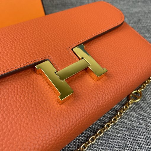Hermes Gold chain bag - Image 5