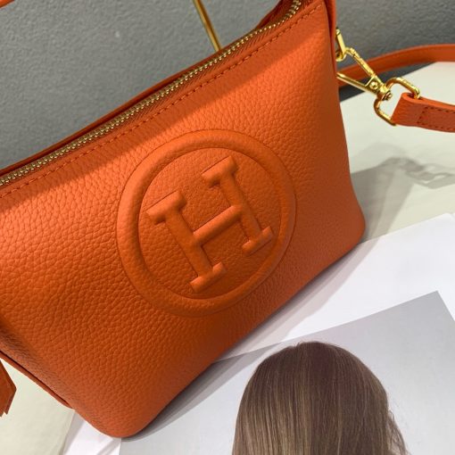 HERMES all-cowhide box bag - Image 6