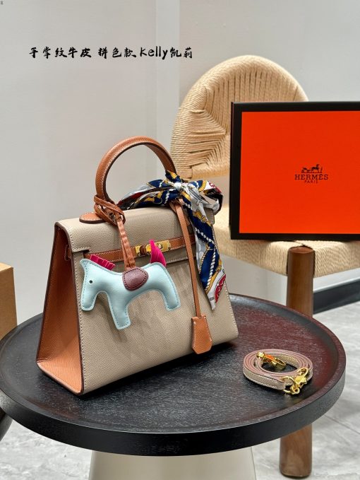 Hermes two-tone kelly - Image 4