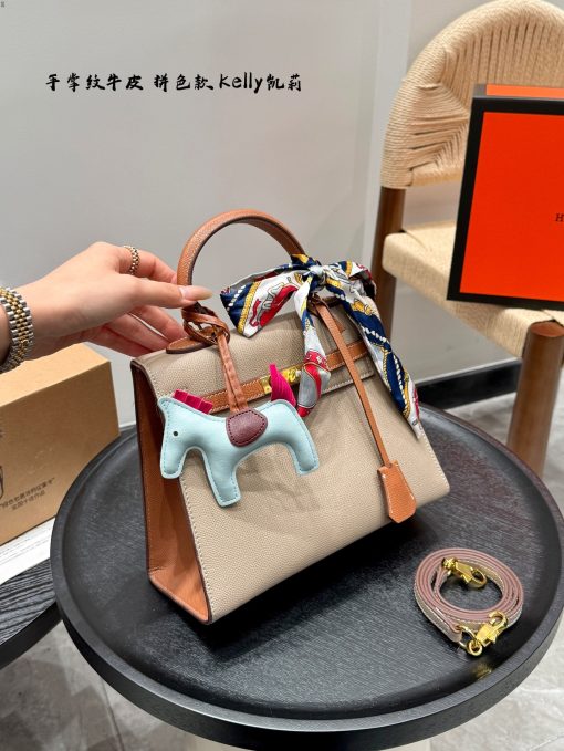Hermes two-tone kelly - Image 5