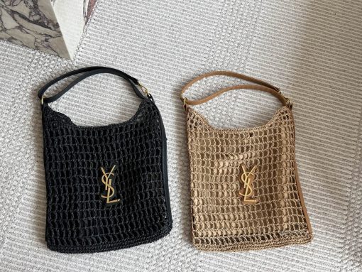 ysl straw woven bag