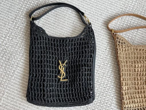 ysl straw woven bag - Image 3