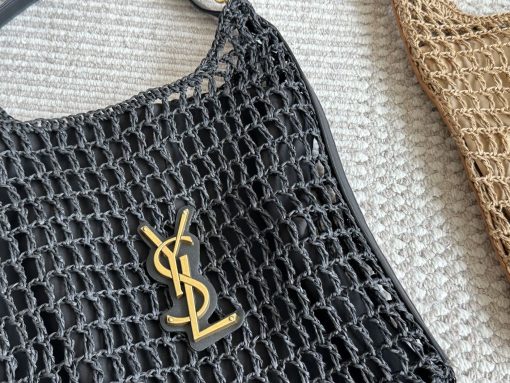 ysl straw woven bag - Image 5