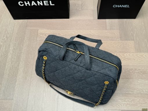 CHANEL denim bag - Image 3