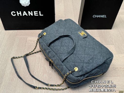 CHANEL denim bag - Image 8