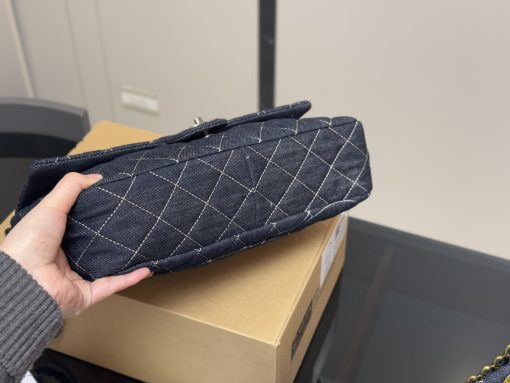 CHANEL denim crossbody bag - Image 9