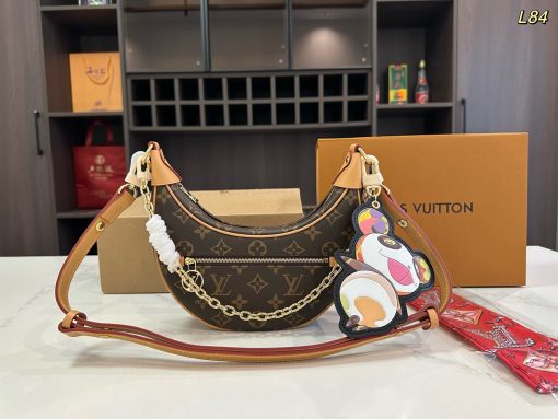 LV Loop crescent-shaped bag