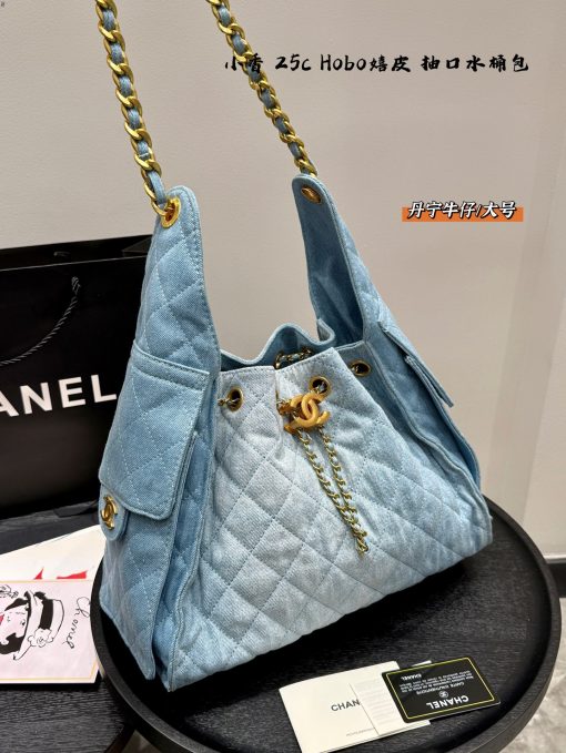 CHANEL denim bag - Image 6