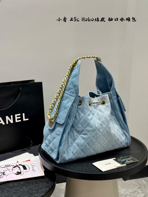 CHANEL denim bag - Image 7
