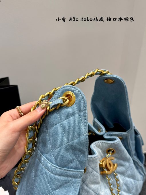 CHANEL denim bag - Image 9