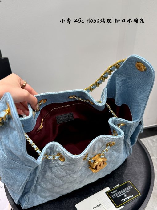 CHANEL denim bag - Image 10