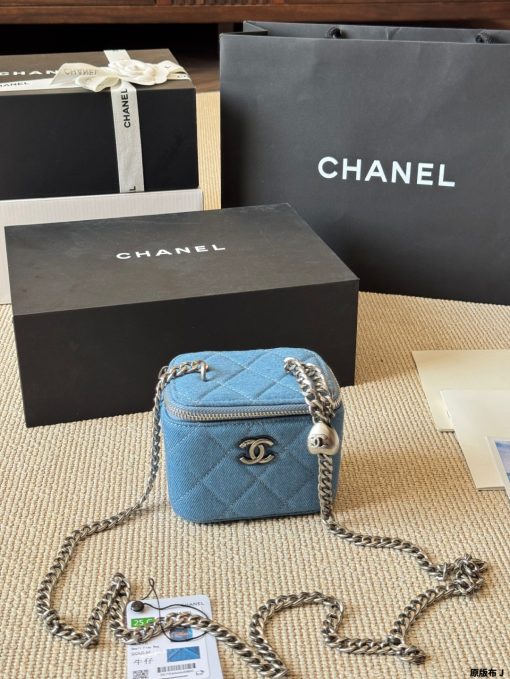 Chanel denim long box - Image 4