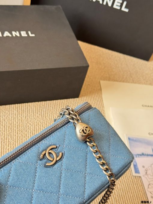 Chanel denim long box - Image 7