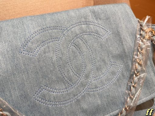 Chanel denim bag - Image 9