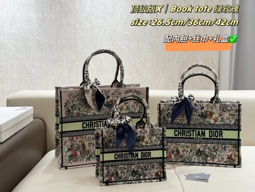 DIOR embroidery Tote