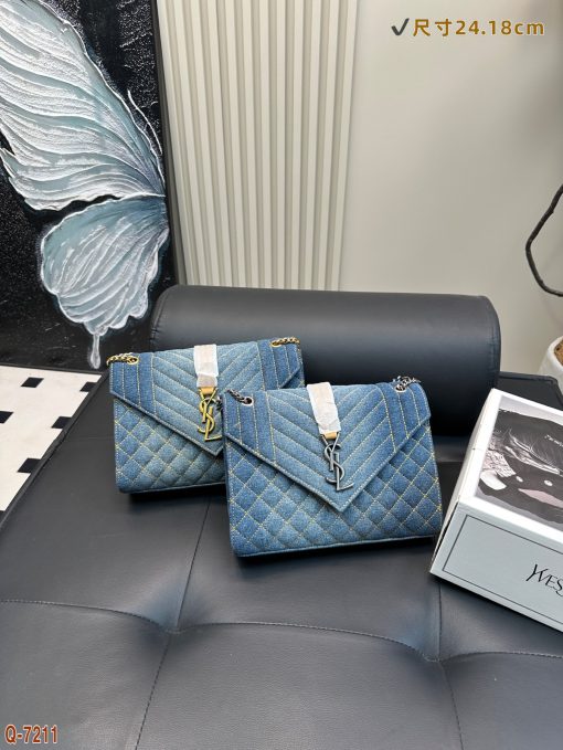 YSL denim bag