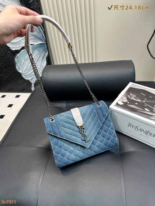 YSL denim bag - Image 9