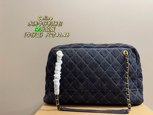 CHANEL denim bag - Image 4