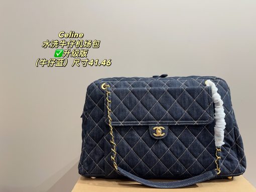 CHANEL denim bag - Image 3
