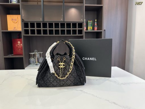 CHANEL denim tote bag - Image 10