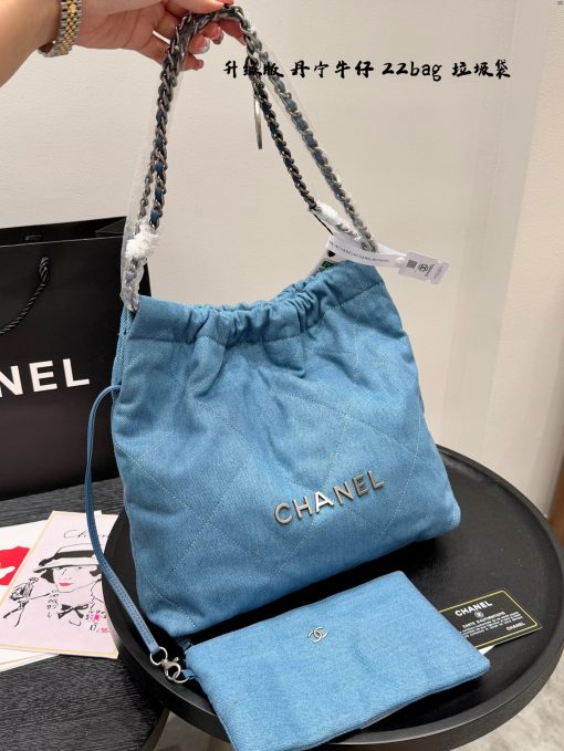 CHANEL denim bag - Image 9