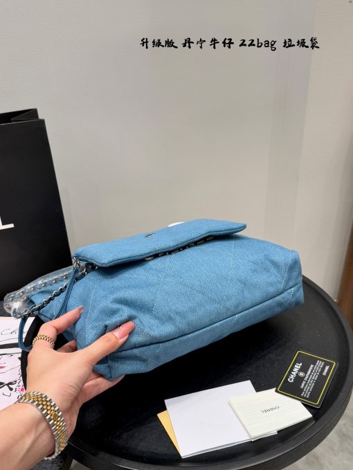 CHANEL denim bag - Image 7