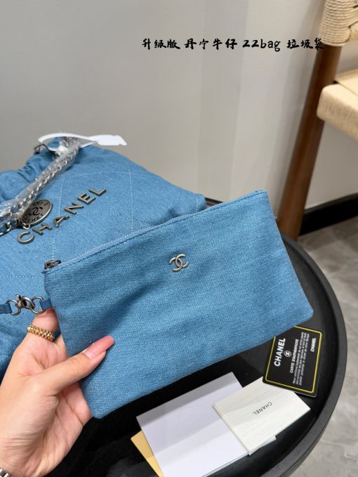 CHANEL denim bag - Image 6