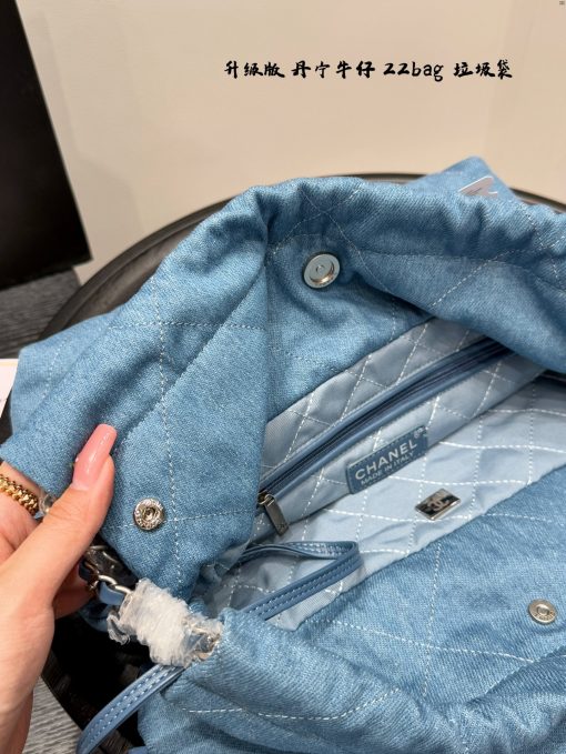 CHANEL denim bag - Image 2